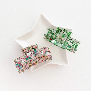 Lady Hair Claw Glitter Christmas (LHP9591)